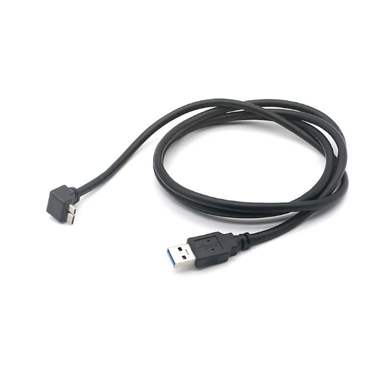 USB3.0 A Male to 90 Degree Up Angle Micro B Cable USB3.0 A Male to 90 Degree Up Angle Micro B Cable